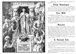 Sanatogen: I have received a second life, 1909. Creator: Edward Frederick Skinner