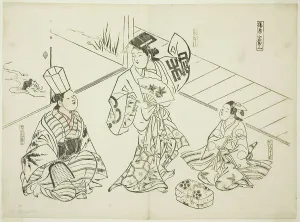 Torii School Prints: Sanbaso Dance in a Brothel (Ageya sanbaso)