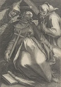 Habit Gallery: Sancta Euphrolyna, from the series Female Hermits, 1600-1633