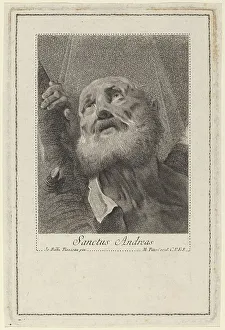 Giambattista Piazetta Prints: Sanctus Andreas. Creator: Marco Alvise Pitteri