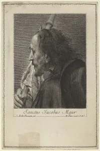 Giambattista Piazetta Prints: Sanctus Jacobus Major. Creator: Marco Alvise Pitteri