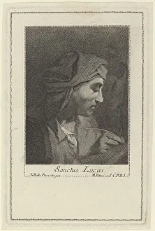 Giambattista Piazetta Prints: Sanctus Lucas. Creator: Marco Alvise Pitteri