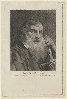 Giambattista Piazetta Prints: Sanctus Paulus. Creator: Marco Alvise Pitteri