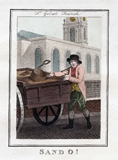 St Giless Church Prints: Sand O, St Giless Church, London, 1805