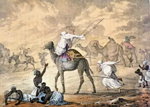 A Sand Wind on the Desert, 1821. Artist: Denis Dighton A Sand Wind on the Desert, 1821. Artist: Denis Dighton
