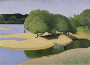 Sandbanks on the Loire (Des Sables au bord de la Loire), 1923. Creator: Vallotton