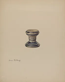 Aaron Fastovsky Prints: Sander, c. 1939. Creator: Aaron Fastovsky