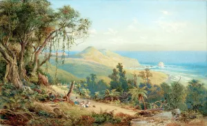 1879 Prints: Sandfly Bay, Otago, c1879. Creator: Nicholas Chevalier