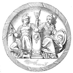 Valour Prints: The Sandhurst Memorial Shield, 1856. Creator: Unknown