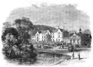 Sandringham Hall, Norfolk, the hunting-box of His Royal Highness the Prince of Wales, 1862. Creator: Unknown