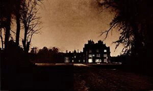 Stately Home Collection: Sandringham House, Norfolk, on the night of King George Vs death, 1936
