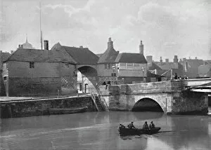Cassell Co Collection: Sandwich: The Old Bridge and Barbican, c1896. Artist: Poulton & Co