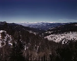 Rockies Prints: Sangre de Cristo Mountain, 1943. Creator: John Collier