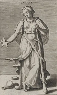 Sanitas, from Prosopographia, ca. 1585-90. ca. 1585-90. Creator: Philip Galle