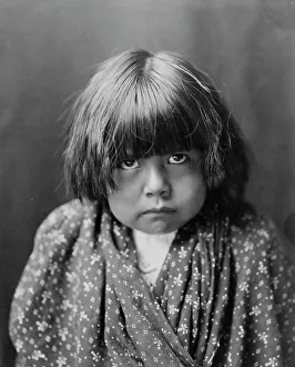 Tewa Prints: Sanowa Poqui [B], c1905. Creator: Edward Sheriff Curtis