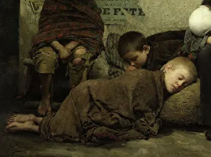 Homeless Prints: Sans asile, 1883. Creator: Fernand Pelez