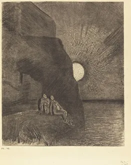 Sans cesse a mes cotes s'agite le demon (Ceaselessly by my side the demon stirs), 1890. Creator: Odilon Redon