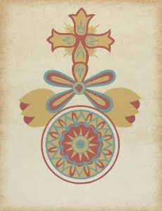 Spanish Colonial Prints: Santa Barbara Mission Doorway Design from the portfolio Decorative Art