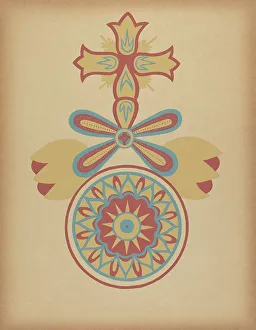 Spanish Colonial Prints: Santa Barbara Mission Doorway Design from the portfolio Decorative Art