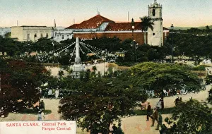 North And Central America Collection: Santa Clara. Central Park - Parque Central, c1910