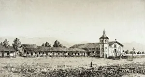 Henry Chapman Ford Prints: Santa Clara, published in 1883. Creator: Henry Chapman Ford