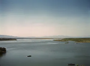 Atsf Prints: Santa Fe R. R. crosses the Colorado River into California between Topock