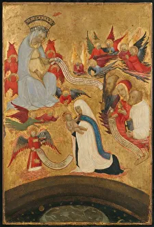 Viterbo Prints: Santa Francesca Romana Holding the Christ Child