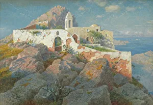 Hermitage Prints: Santa Maria a Cetrella, Anacapri, c. 1892. Creator: William Stanley Haseltine