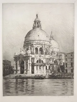 1860 1938 Prints: Santa Maria Della Salute #1, 1910. Creator: Mortimer Menpes (British, 1860-1938)