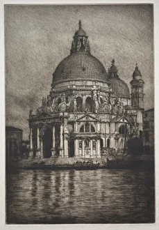 1860 1938 Prints: Santa Maria Della Salute #2, 1910. Creator: Mortimer Menpes (British, 1860-1938)