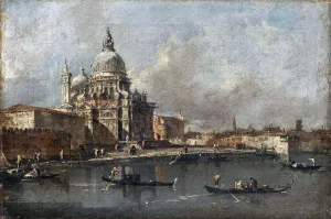Santa Maria della Salute in Venice. Artist: Guardi, Francesco (1712-1793) Santa Maria della Salute in Venice. Artist: Guardi, Francesco (1712-1793)