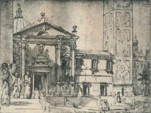 Santa Maria Formosa, late 19th-early 20th century, (1925). Creator: Donald Shaw MacLaughlan Santa Maria Formosa, late 19th-early 20th century, (1925). Creator: Donald Shaw MacLaughlan