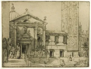 Santa Maria Formosa, Venice, 1909. Creator: Donald Shaw MacLaughlan
