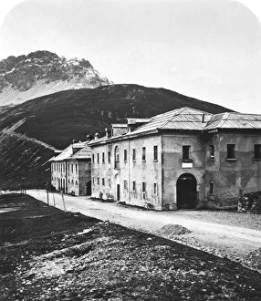 Wurthle Sons Prints: Santa Maria, on the Umbrail mountain pass, Tyrol, c1900s. Artist: Wurthle & Sons