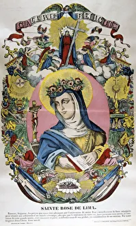 Sincere Prints: Santa Rosa of Lima, 19th century