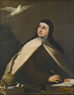Ribera Prints: Santa Teresa de Avila, 1644. Artist: Ribera, Jose, de (1591-1652)