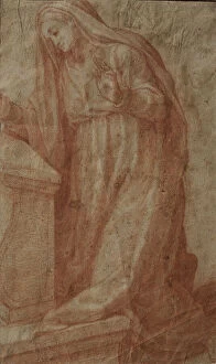 Lier Collection: Santa Teresa de Avila. Creator: Siciolante da Sermoneta, Girolamo (1521-c. 1580)