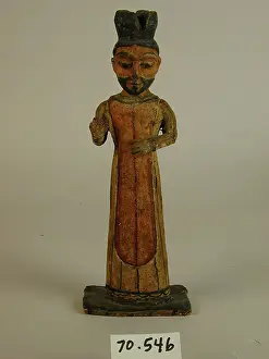 Black Hair Prints: Santo, 19th century. Creator: Unknown