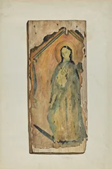 Santo (Lady of Guadaloupe), 1939. Creator: Carl O Bergh