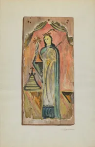 Santo (Nuestra-Sonora di la Luze), 1939. Creator: Carl O'Bergh Santo (Nuestra-Sonora di la Luze), 1939. Creator: Carl O'Bergh