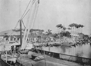 Santos (Porto das Canoas), 1895. Artist: Paulo Kowalsky