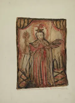 Santos Retablos, 1935/1942. Creator: Maude Valle