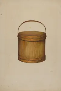 Pail Prints: Sap Pail, c. 1938. Creator: G. A. Spangenberg