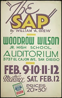 William A Prints: The Sap, San Diego, 1938. Creator: Unknown