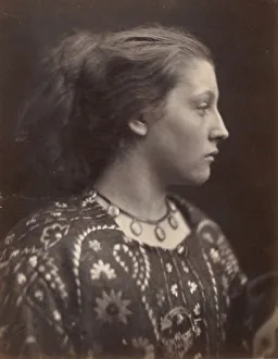 Julia Margaret Prints: Sappho, 1865. Creator: Julia Margaret Cameron