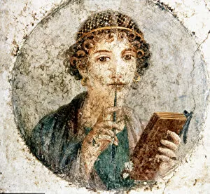 Images Dated 18th June 2013: Sappho, fresh from the Herculaneum