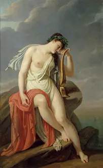 Cliffs Prints: Sappho on the Leucadian Cliff, 1801. Creator: Pierre Guerin