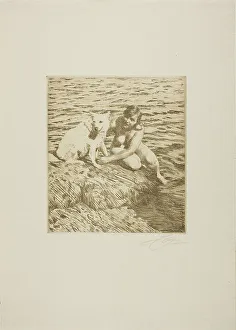 Samoyed Prints: Sappo, 1917. Creator: Anders Leonard Zorn