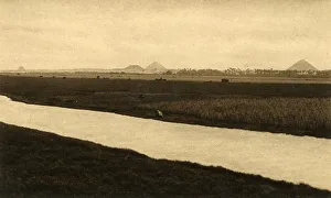 Al Jizah Collection: Saqqara - The Pyramids of Dashur, c1918-c1939. Creator: Unknown