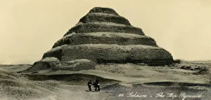 Al Jizah Collection: Saqqara - The Step Pyramid, c1918-c1939. Creator: Unknown